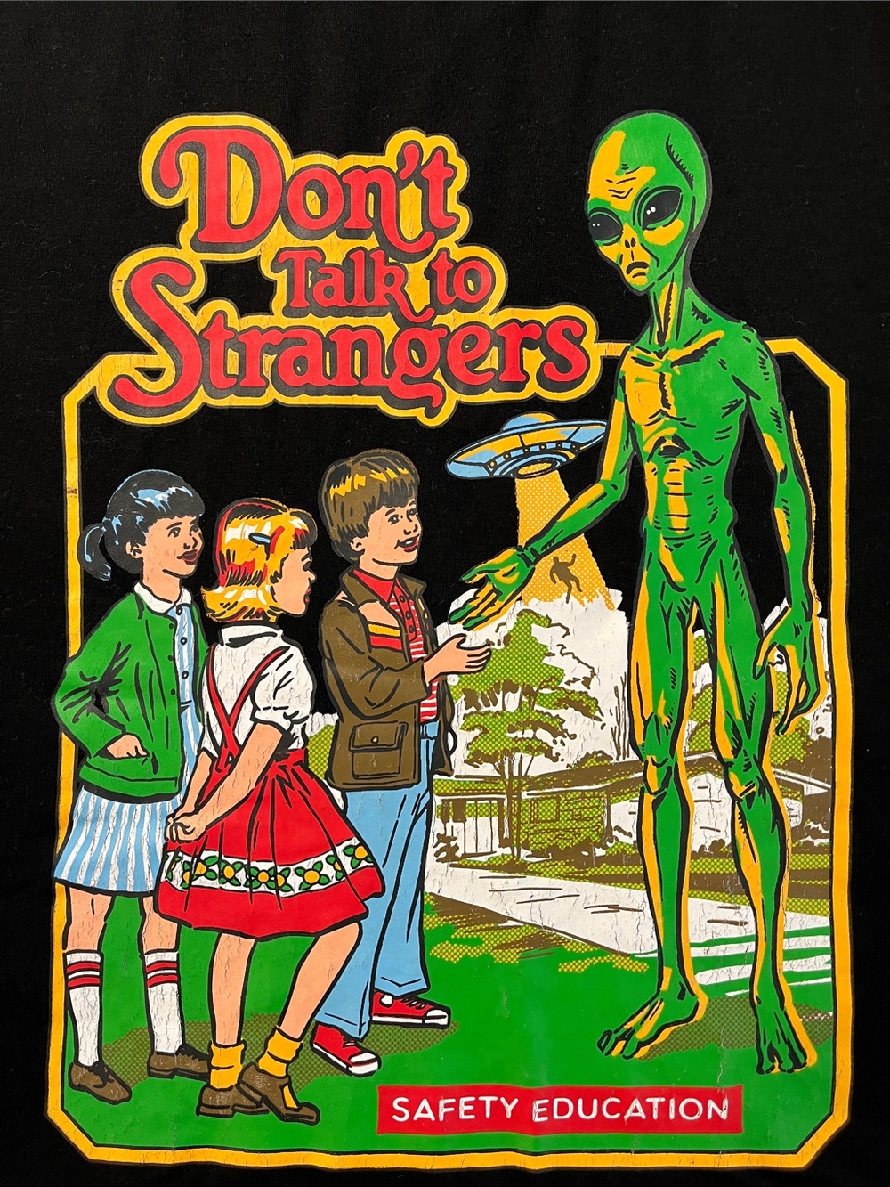 Romwe don’t talk to strangers XL